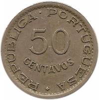 (№1949km6) Монета Кабо-Верде 1949 год 50 Centavos